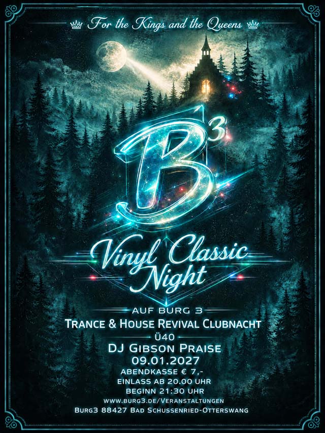 Trance & House Revival Clubnacht, KI generiertes Bild